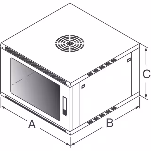 VC-9931 Bud Industries  Rack